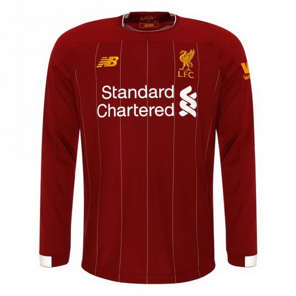 Maillot Football Liverpool Domicile ML 2019-20 Rouge